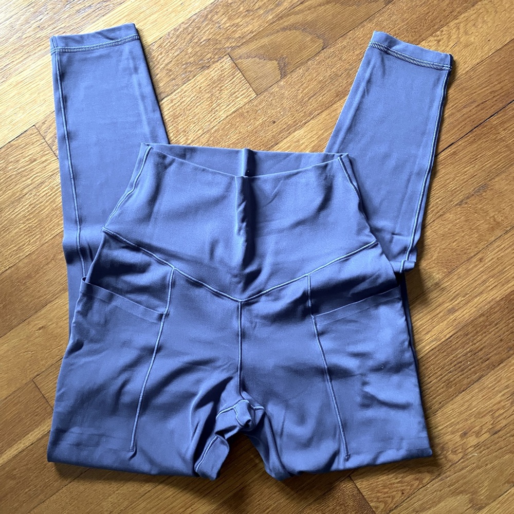Aerie OFFLINE gray/blue leggings